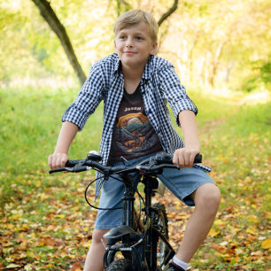 Cycling Life, retro customisable T-Shirt