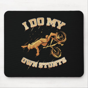 Cycling Lover Cycle Funny Bike Tour Bicycle Stunts Mouse Mat