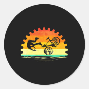 Cycling Lover Cycle Funny For Bike Tour Bicycle Vi Classic Round Sticker
