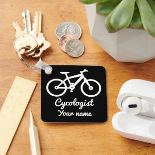Cycling Lover Cycologist Personalised Gifts Ideas Key Ring