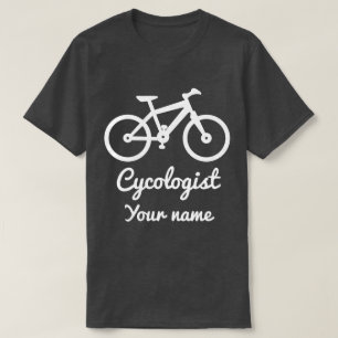 Cycling Lover Cycologist Personalised Gifts Ideas T-Shirt