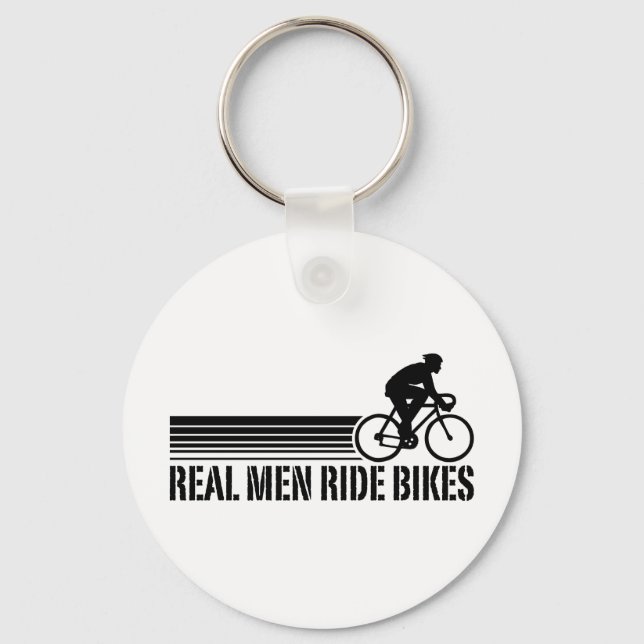 Cycling (male) key ring (Front)