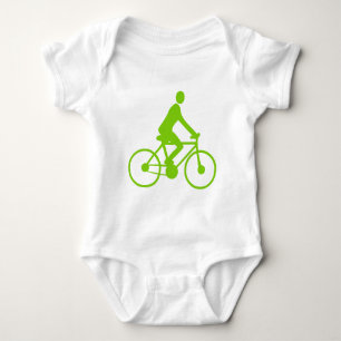 Cycling - Martian Green Baby Bodysuit