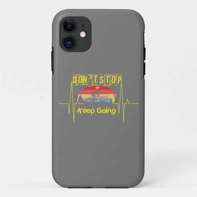 Cycling Motivation Quote  Case-Mate iPhone Case (Back)