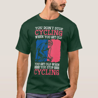 Cycling Mountain Biking Fitness Bike Tour  T-Shirt