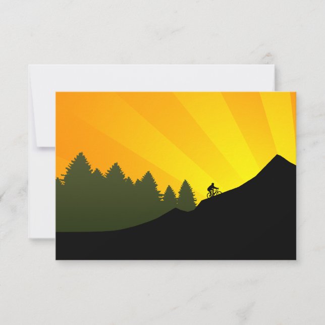 cycling : mountain rayz invitation (Front)