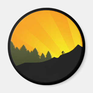 cycling : mountain rayz : magnet