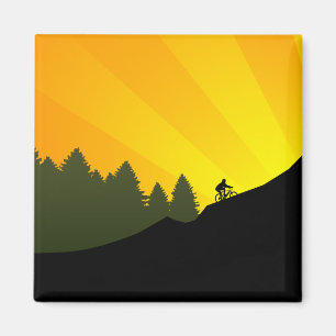 cycling : mountain rayz : magnet