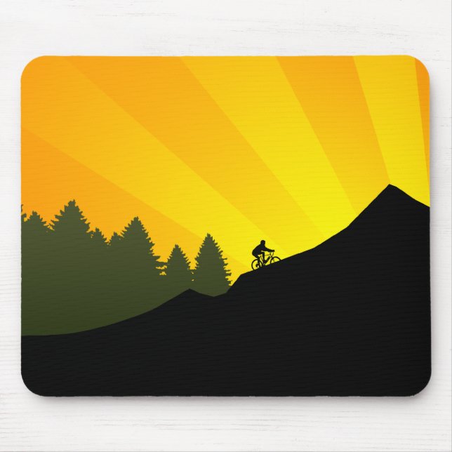 cycling : mountain rayz : mouse mat (Front)