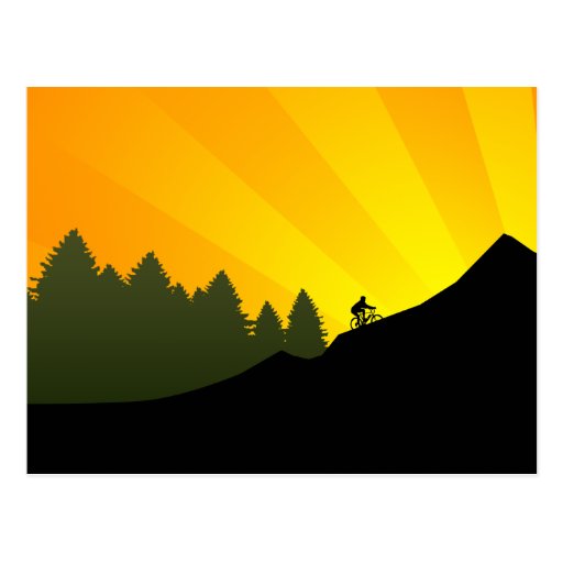 Image of cycling : mountain rayz : Postcard