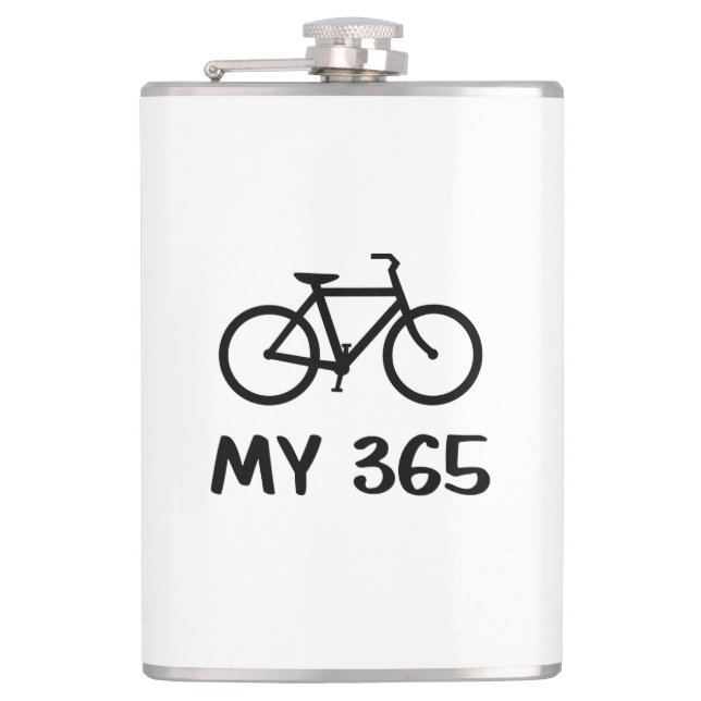 Cycling, My 365 Hip Flask (Front)