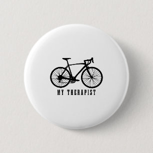 Cycling My Therast Funny Road Bike 6 Cm Round Badge