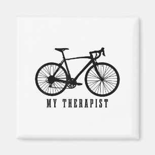 Cycling My Therast Funny Road Bike  Magnet