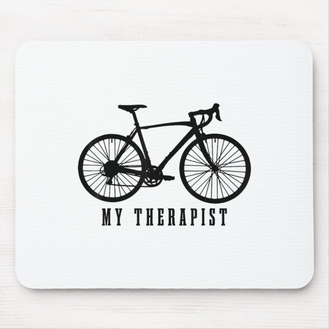 Cycling My Therast Funny Road Bike  Mouse Mat (Front)