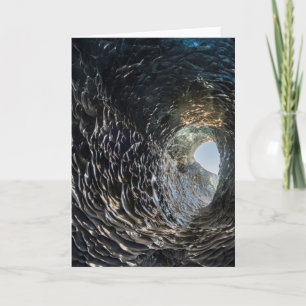 Cycling Opening In An Ice Cave Card
