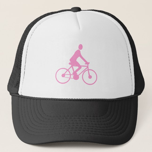 Cycling - Pink Trucker Hat (Front)