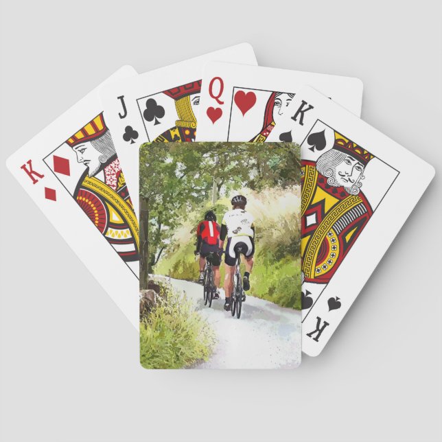 CYCLING  PLAYING CARDS (Back)
