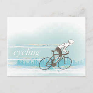 Cycling Postcard
