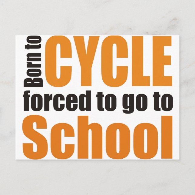 cycling postcard (Front)