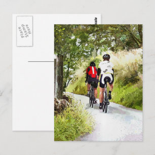 CYCLING POSTCARD