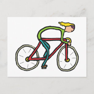 Cycling Postcard
