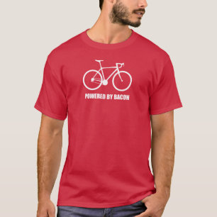 Cycling Powered By Bacon T-Shirt