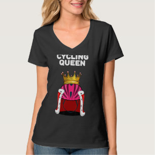 Cycling Queen Cyclist Womens Cycling Girls Cyclin T-Shirt