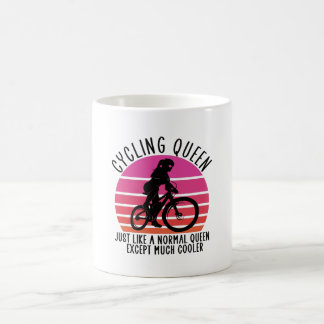cycling queen except much cooler coffee mug