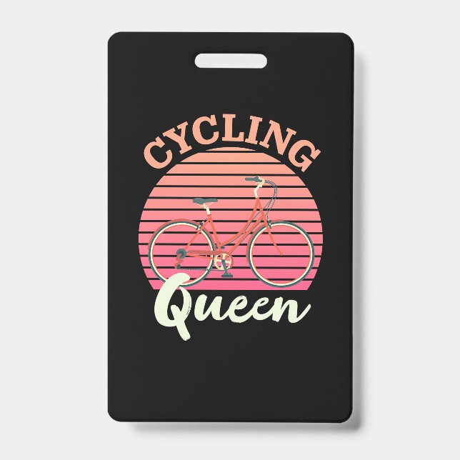 Cycling Queen ID Badge (Front)