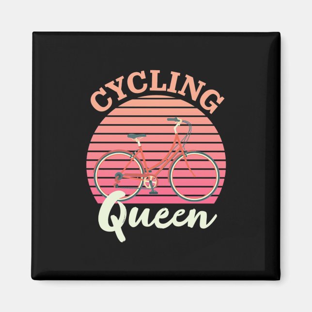 Cycling Queen Magnet (Front)