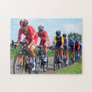 Cycling Race in Tour de France Jigsaw Puzzle
