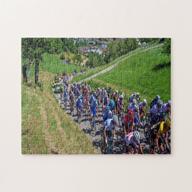 cycling race  jigsaw puzzle (Horizontal)