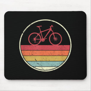 Cycling Retro Style For Cyclist Mouse Mat