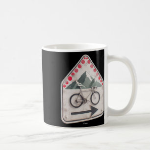 Cycling Sign - Collect Red Climbing Points In The Coffee Mug