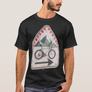 Cycling Sign - Collect Red Climbing Points In The  T-Shirt