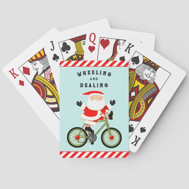 Cycling Stocking Stuffer Playing Cards (Back)
