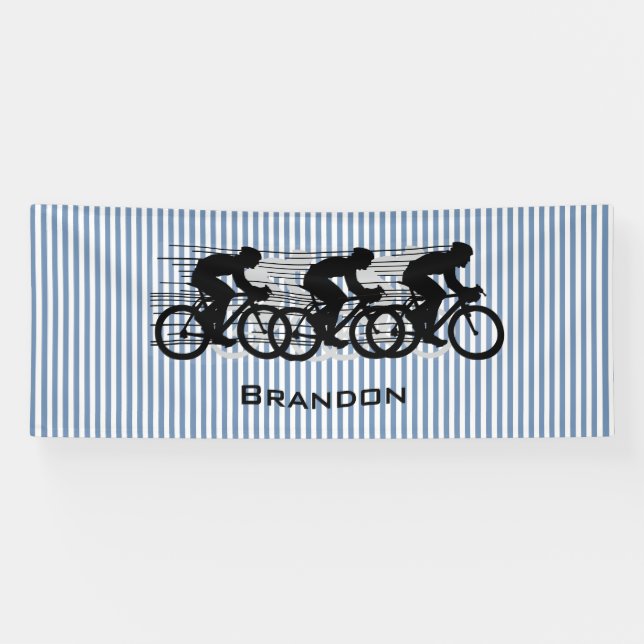Cycling Stripes Design  Banner (Horizontal)