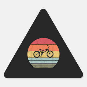 Cycling   Style   Bmx Rider Triangle Sticker