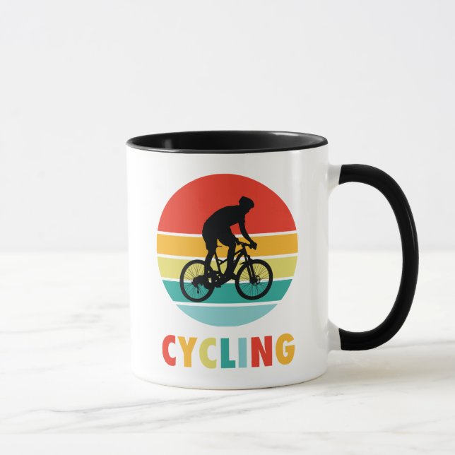 Cycling Sunset Outdoor Sport Mug (Right)