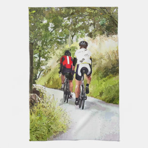 CYCLING TEA TOWEL