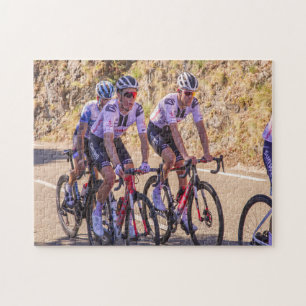 Cycling Team in Bicycle Race Jigsaw Puzzle
