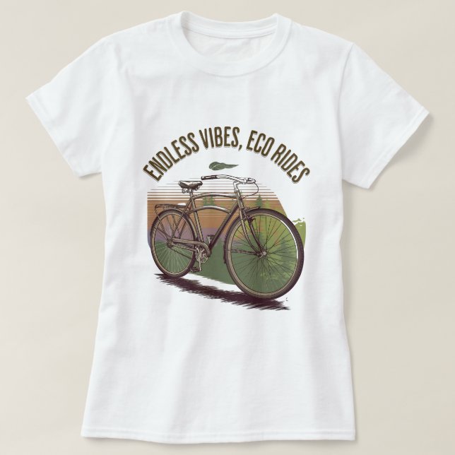 Cycling vibe, Eco T-Shirt (Design Front)