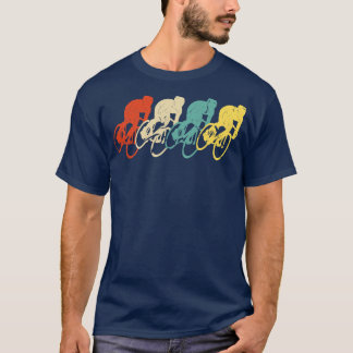 Cycling Vintage Retro 70s 80s Bicycle Cyclist T-Shirt