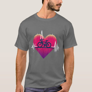 Cycling with ECG and passion for this sport T-Shirt