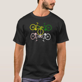 Cycling Yellow Green White Polka-Dot Jerseys T-Shirt