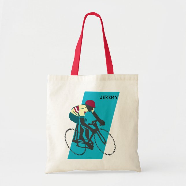 Cyclist #1 tote bag (Front)