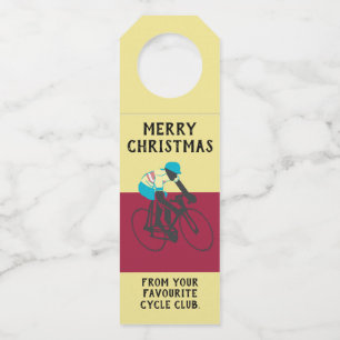 Cyclist #2 bottle tag