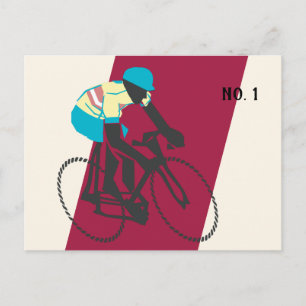Cyclist #2 postcard
