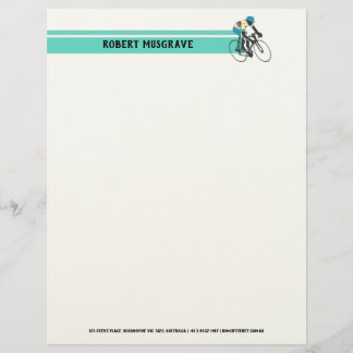 Cyclist #3 custom letterhead
