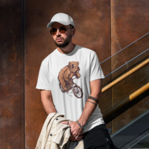 Cyclist Bear T-Shirt